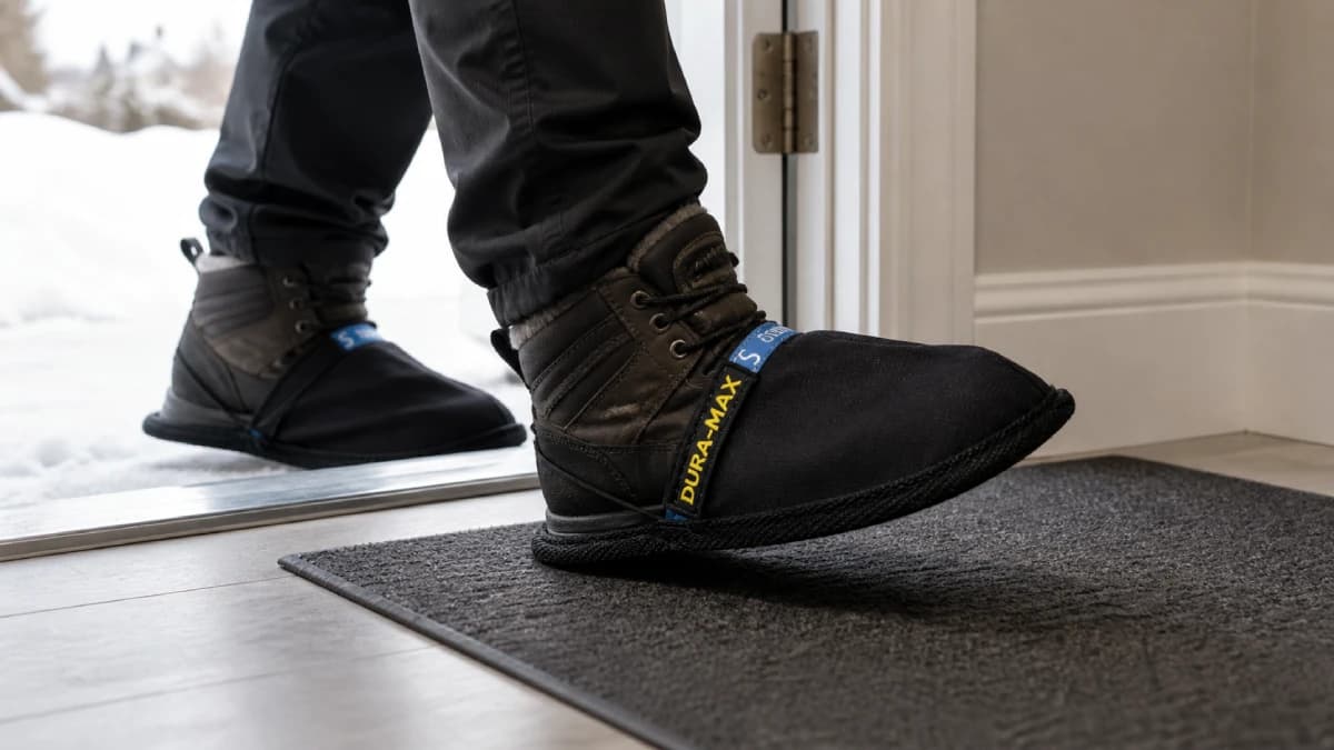 Cubre-botas DURA-MAX en uso real